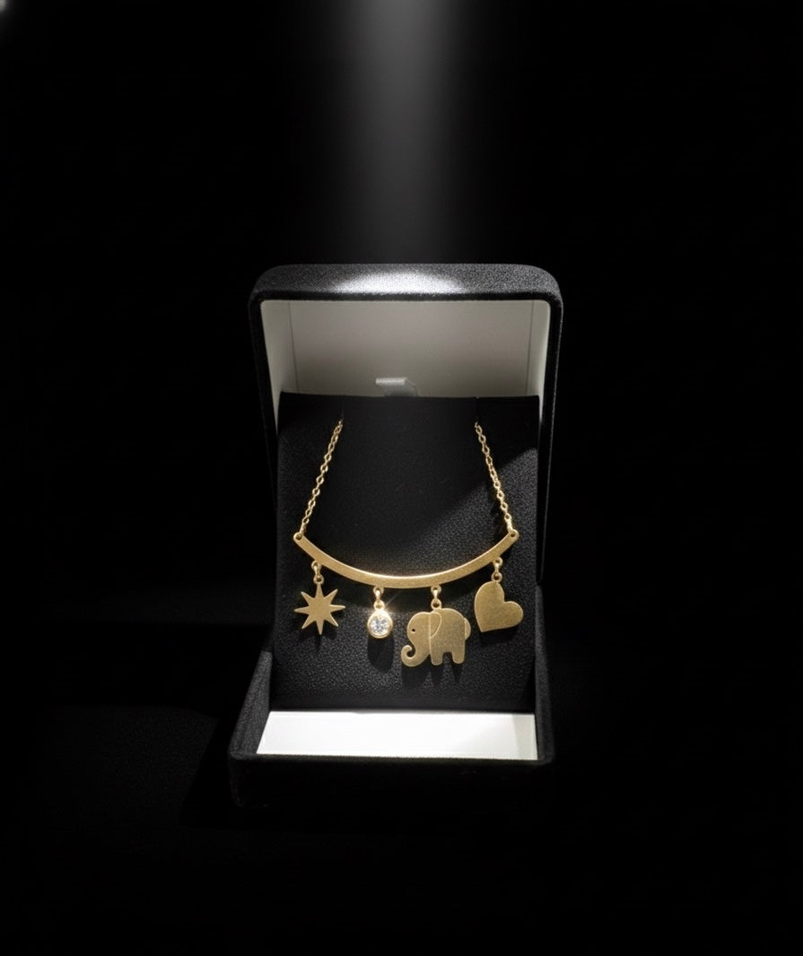 Kadınıma Yuva Temalı Kolye+Çarpıcı Not ve Kutulu