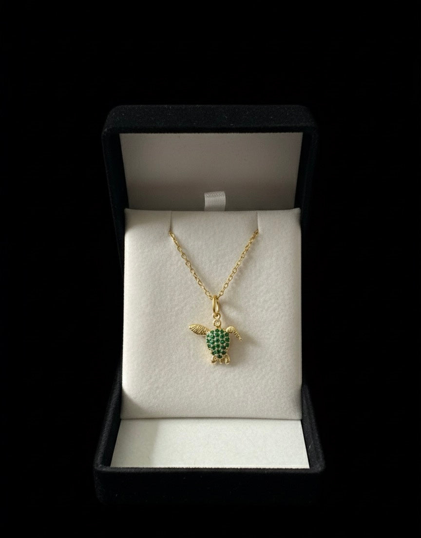 Kardeşime caretta caretta kolye çarpıcı not ve kutulu