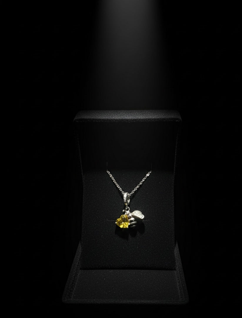 Arım balım kolye çarpıcı not ve kutulu