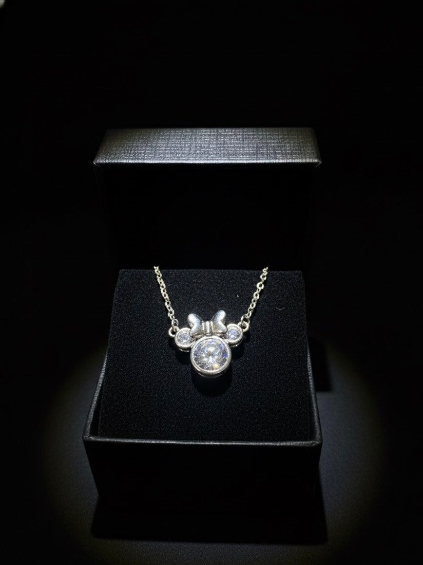 Kızıma Minnie Kolye Çarpıcı Not Ve Kutulu