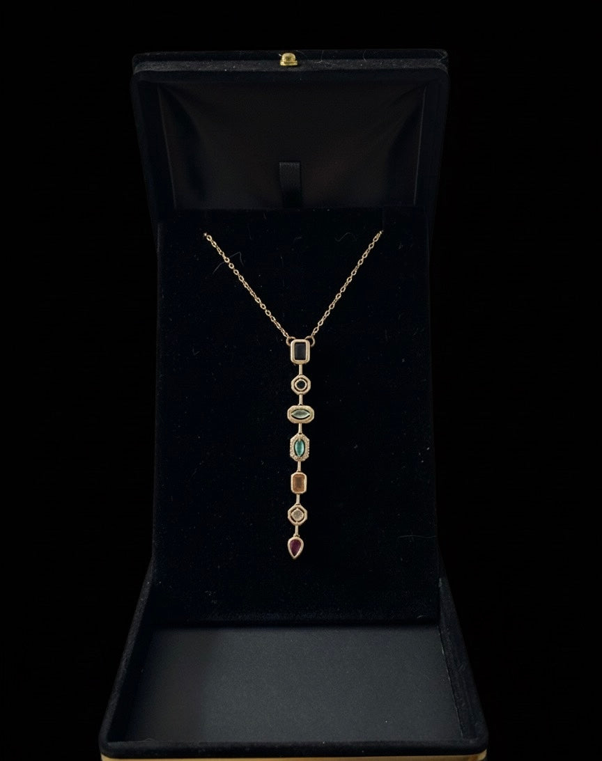 Gelinime çakra kolye çarpıcı not ve kutulu