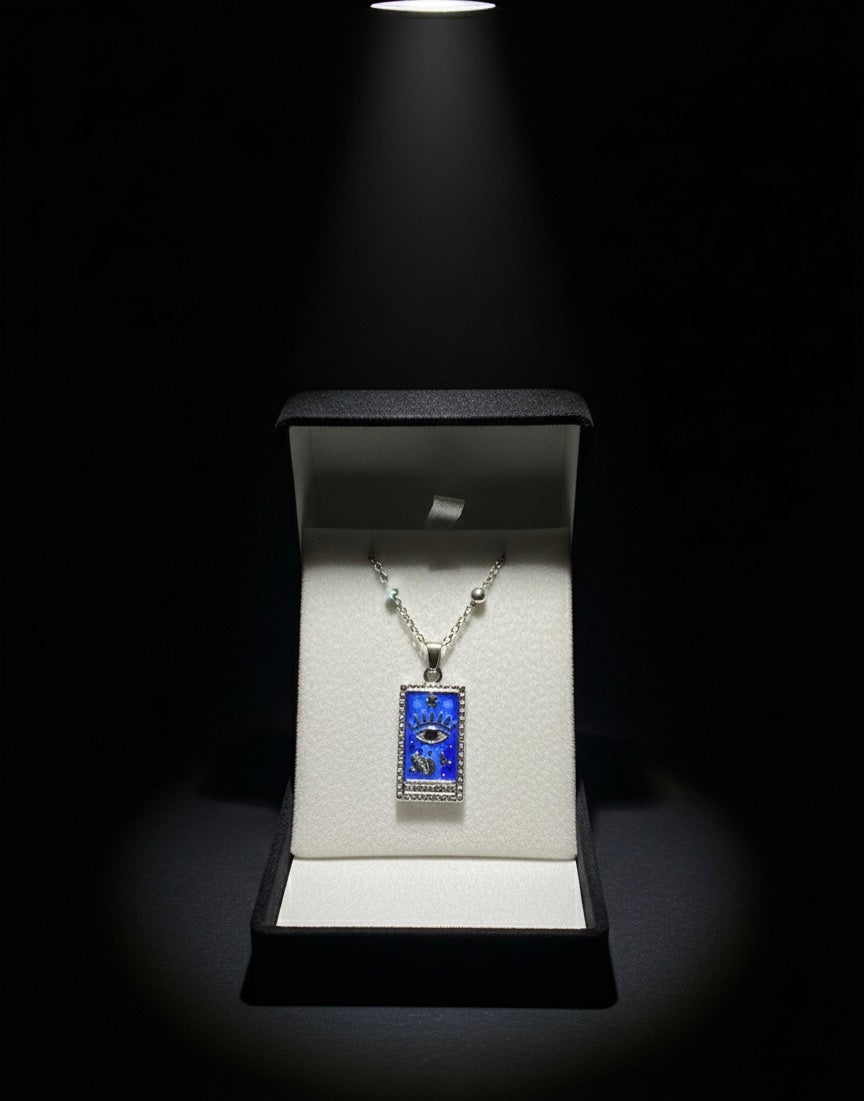 Anneme tarot kart kolye çarpıcı not ve kutulu