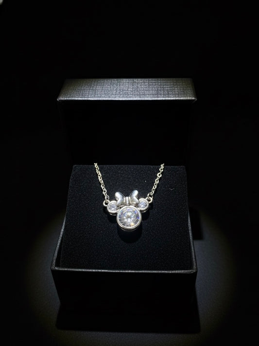 Kızıma Minnie Kolye Çarpıcı Not Ve Kutulu